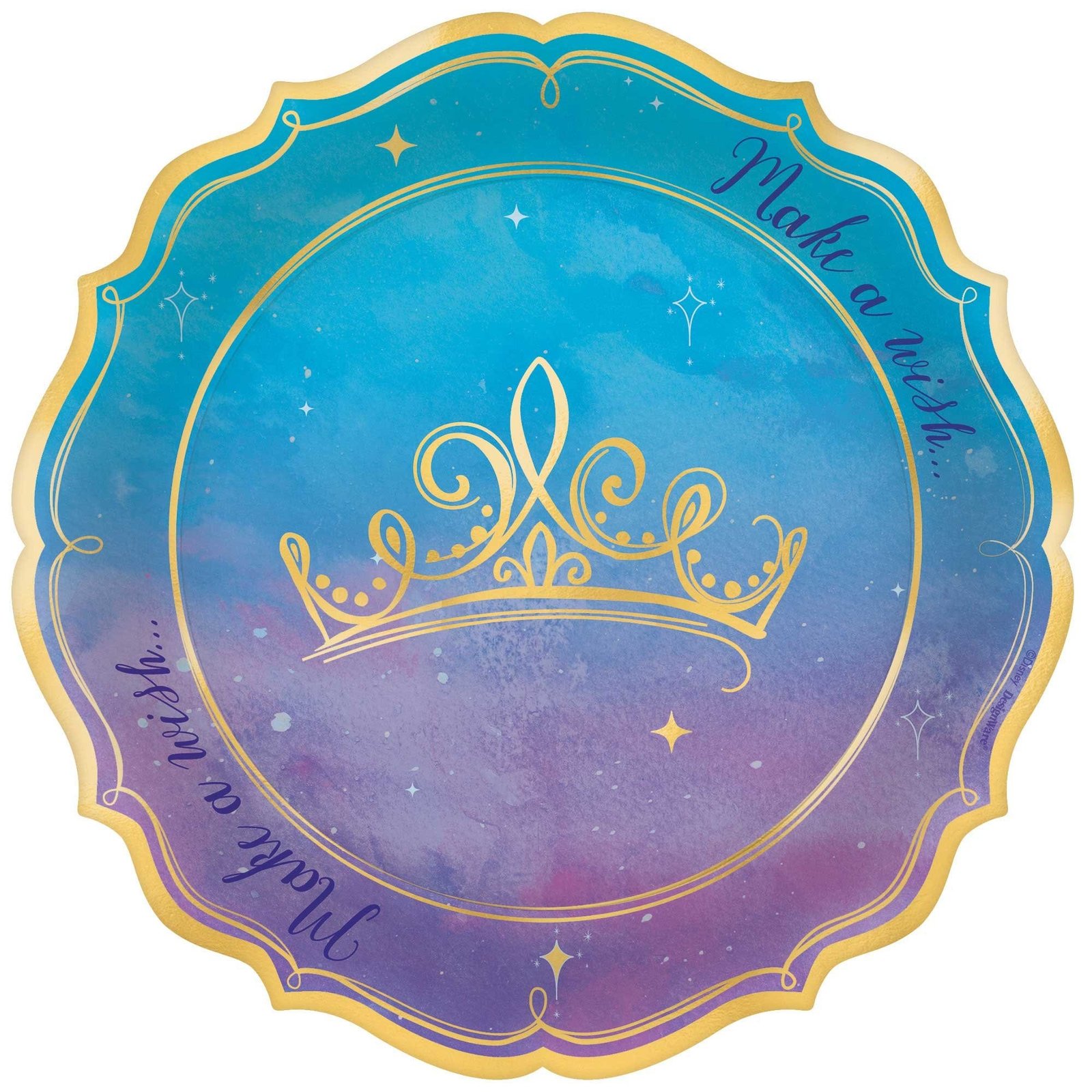 Disney Princess Once Upon A Time 7in/17cm Square Plates