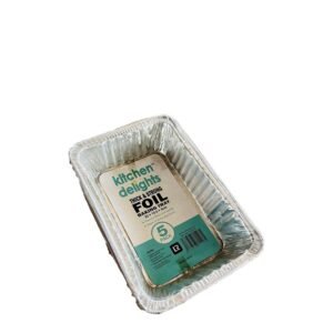 PK5 FOIL BAKING TRAY 22*15.5*5CM