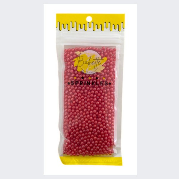 Pearly Red Sugar Pearls