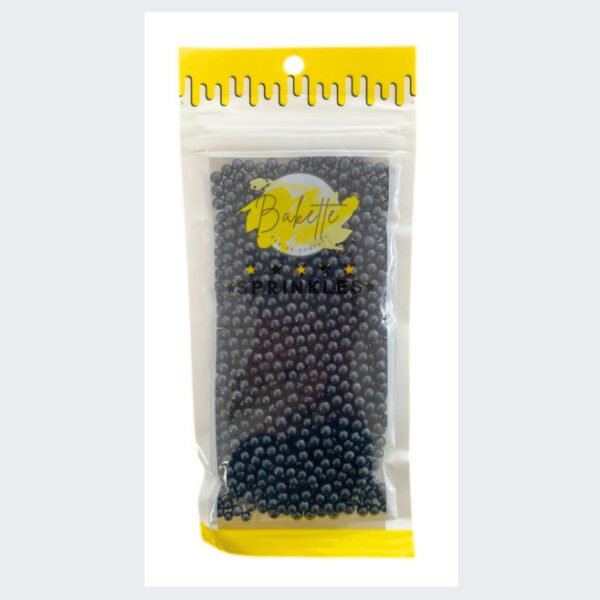 Pearly Black Sugar Pearls