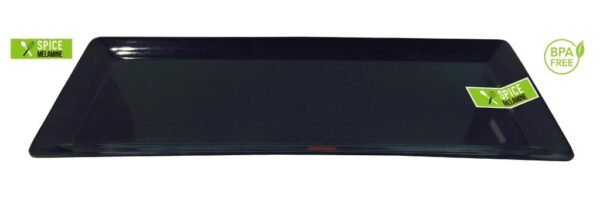 Black Series Melamine Rectangular Platter - 48CM x 20.1CM