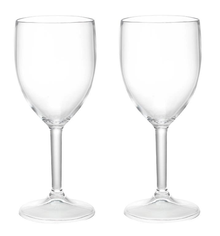 Acrylic Plastic Plain Series Wine Glass