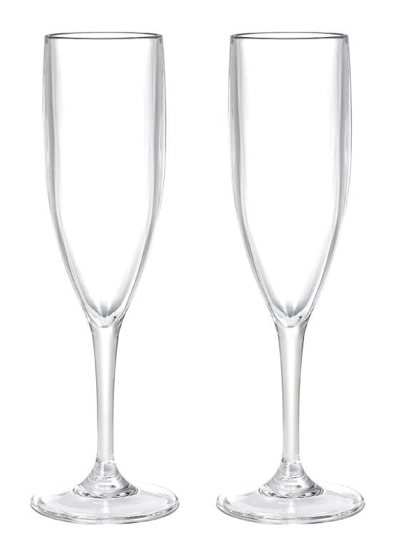 Acrylic Plain Series Plastic Reusable Champagne Flute