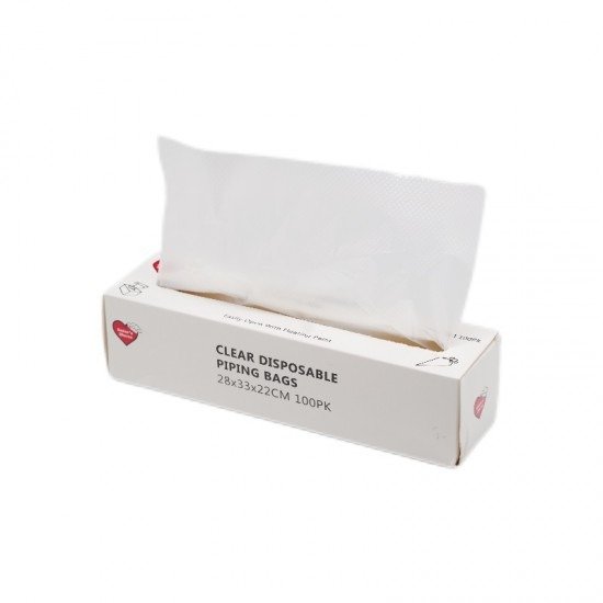 Clear Disposable Piping Bags 100pk 12"