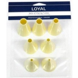 Pastry Tube Round Plastic Set (7pc)