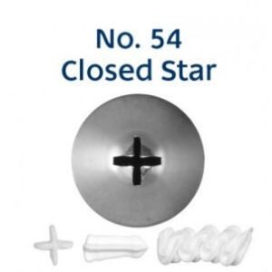 Piping Tip Closed Star 54