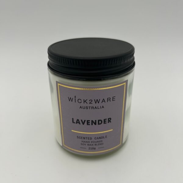 Scented Soy Wax Candle 210g - Lavender (6/24)