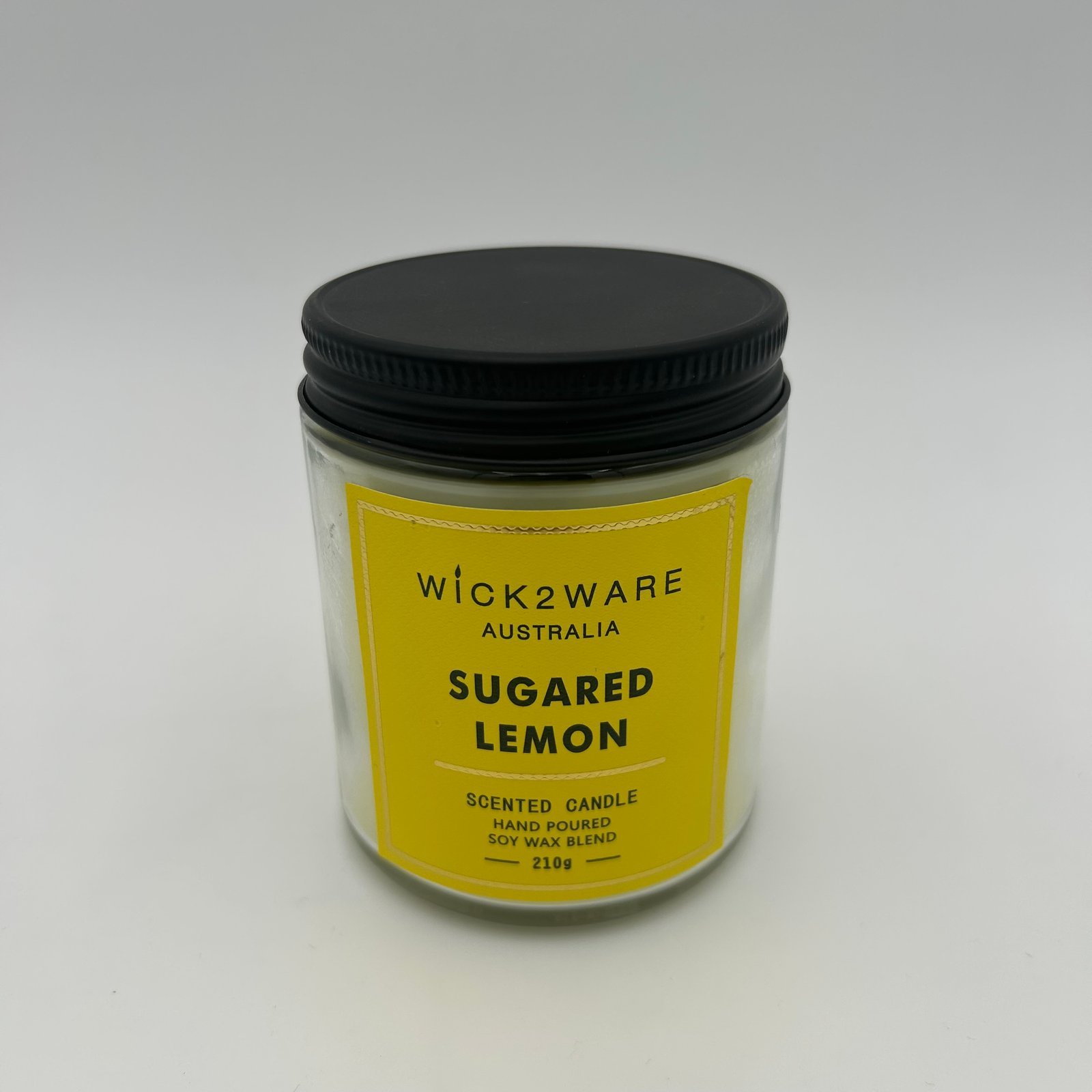 CandleJar210gx9cm Sugared Lemon