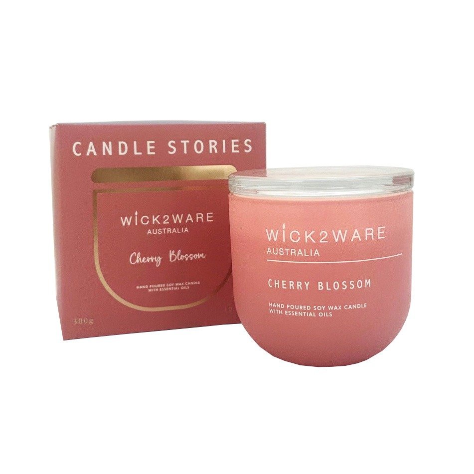 Soy Candle Jar 300g - Cherry Blossom