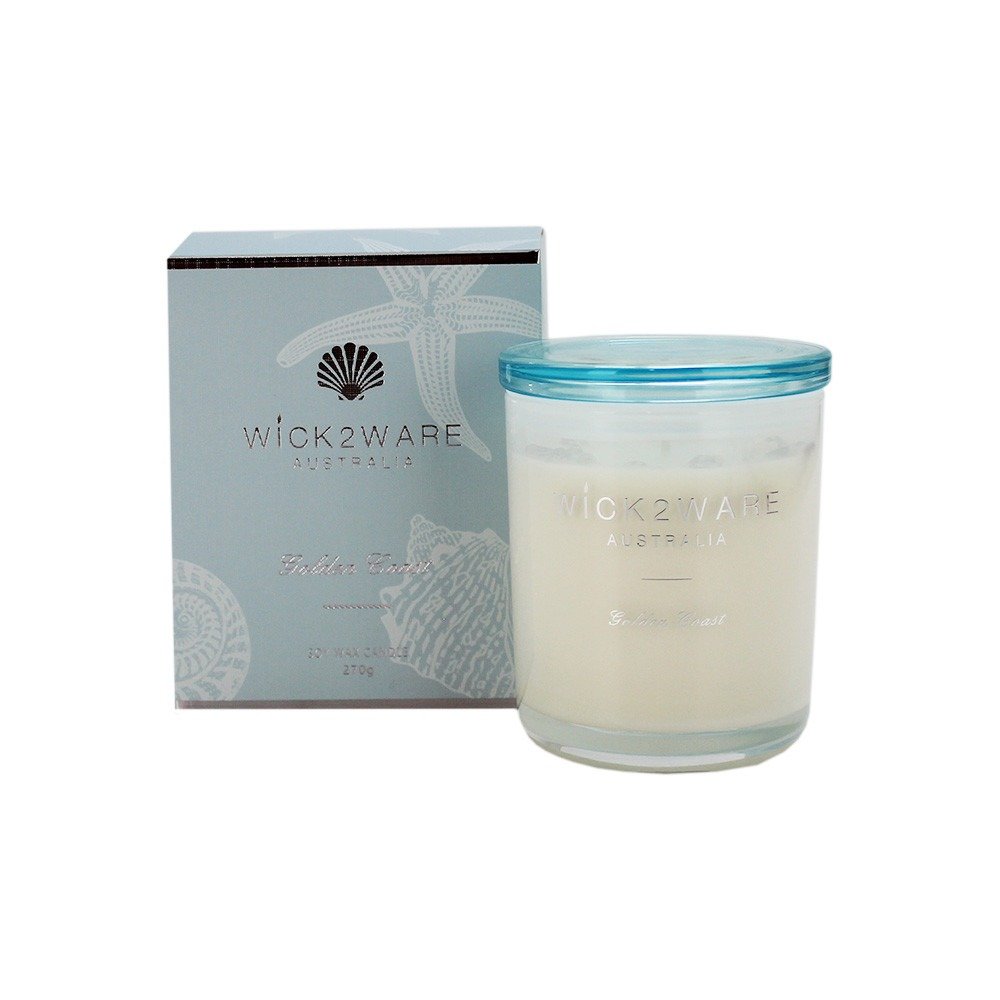 Soy Candle Jar 270g - Golden Coast