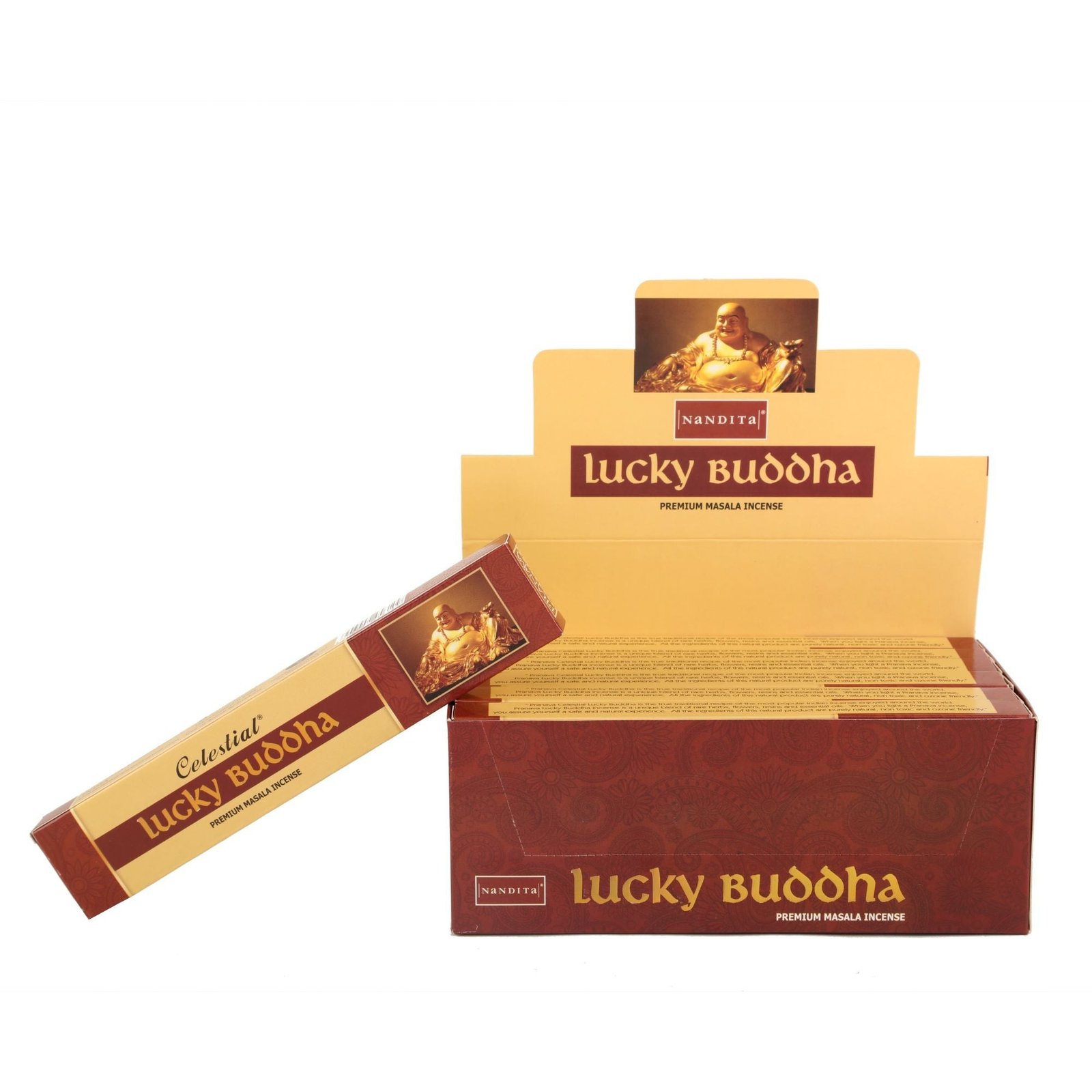 Nandita Premium Series Lucky Budha 15g (Pack of 12)