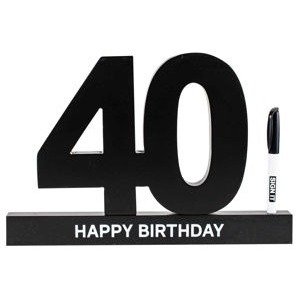 40 BLACK SIGNATURE BLOCK