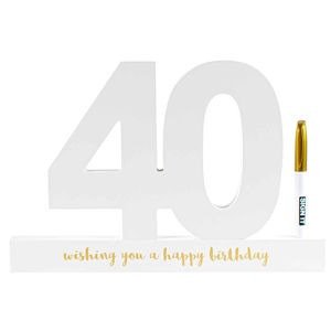40TH BIRTHDAY SIGNATURE BLOCK