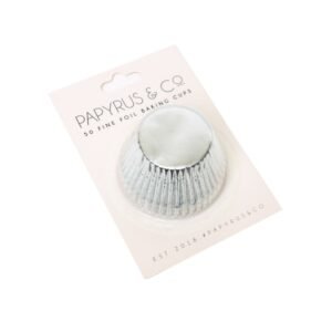 Standard SILVER Foil Baking Cups (50 pack) - 50mm Base
