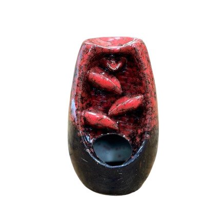 Backflow Burner Red Small 13cm H* 7cm W