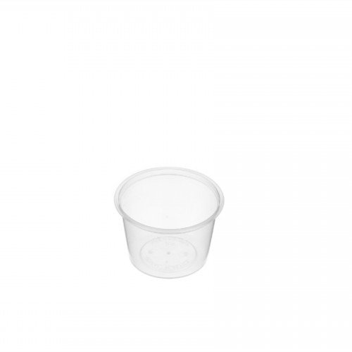 50pk 100ml Round Sauce Container