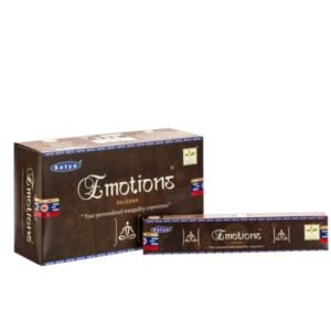 Satya Emotion Incense Sticks 15 Gms Pkg (Pack of 12)
