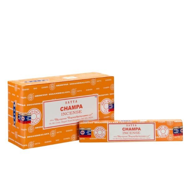 Satya Champa Perfumed Agarbatti 15 Gms Pkg (Pack of 12)
