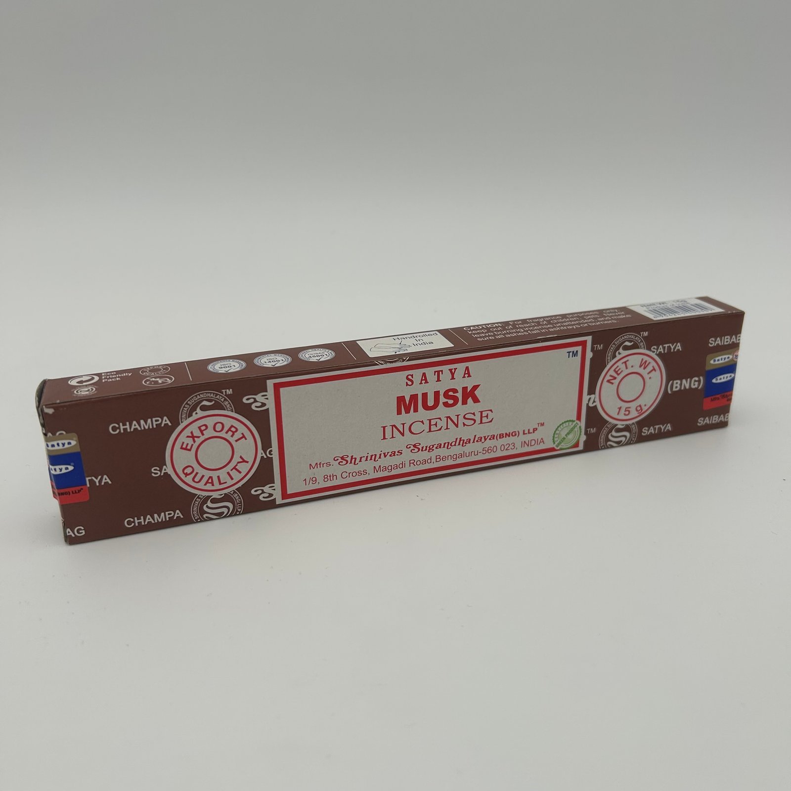 Satya Musk Perfumed Agarbatti 15g (Pack of 12)