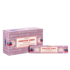 Satya Positive Vibes Perfumed Agarbatti 15 Gms Pkg (Pack of 12)