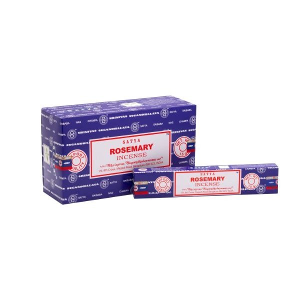 Satya Rosemary Perfumed Incense 15 Gms Pkg (Pack of 12)