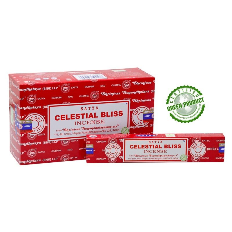 Satya (BANG) Celestial Bliss Incense Sticks 15 Gms (Pack of 12)