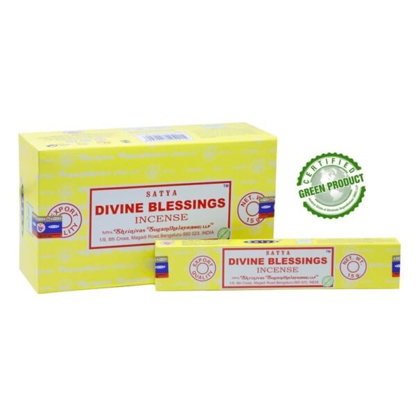 Satya (BANG) Divine Blessings Incense Stick 15 Gms (Pack of 12)