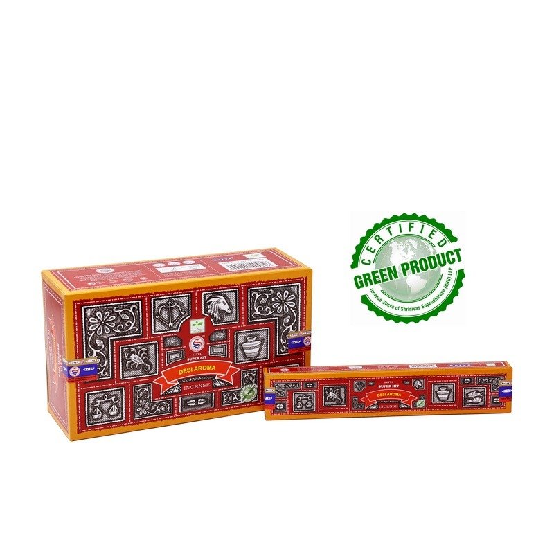 Satya (BANG) SH Desi Aroma Incense Stick 15 Gms (Pack of 12)