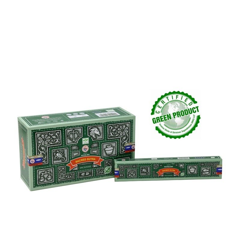 Satya (BANG) SH Sacred Sutra Incense Stick 15 Gms (Pack of 12)