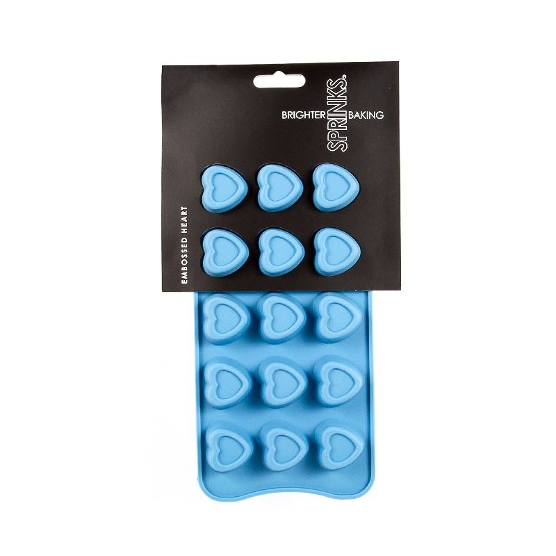 SPRINKS Silicone Mould - EMBOSSED HEART