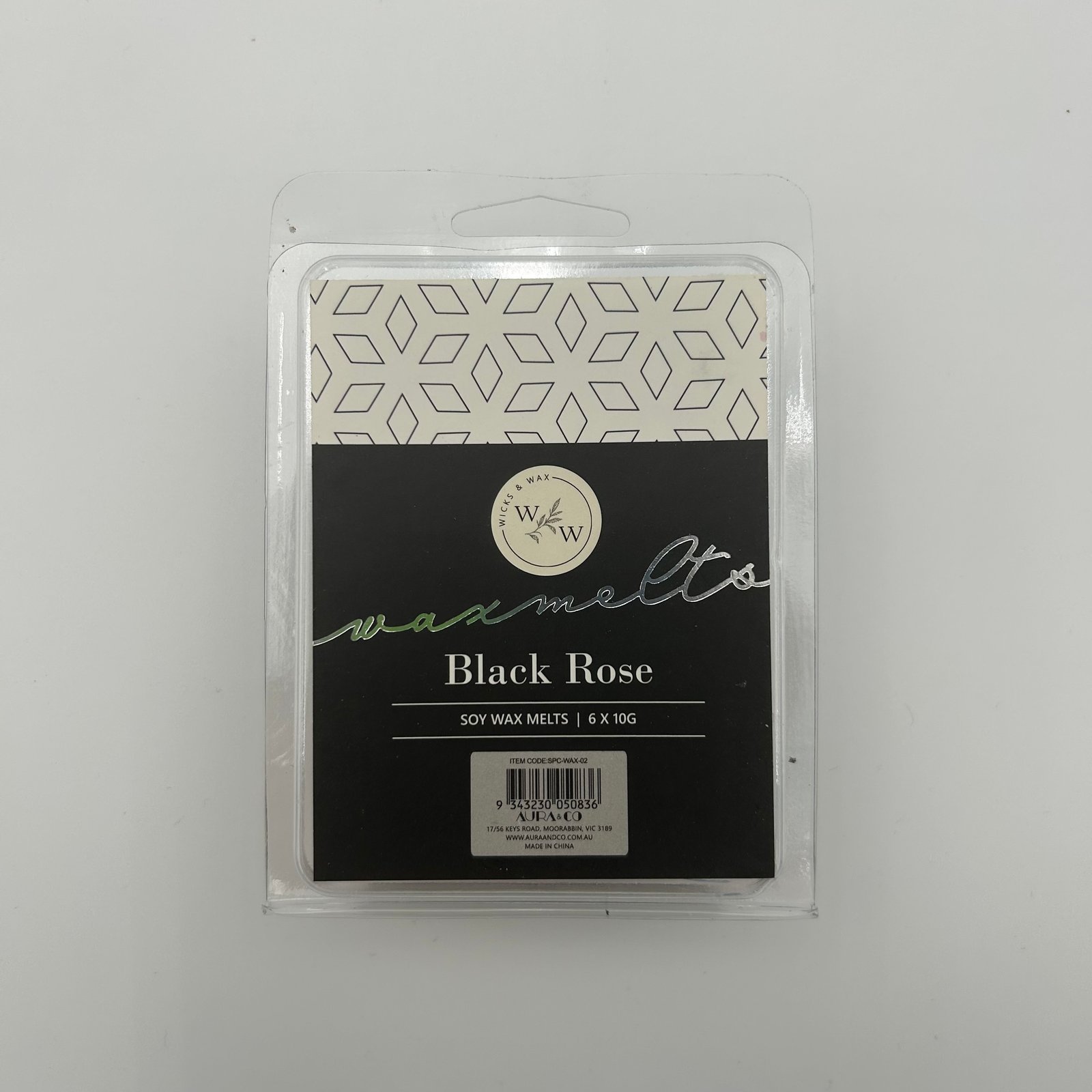 Soy Wax Melts 50g - BLACK ROSE