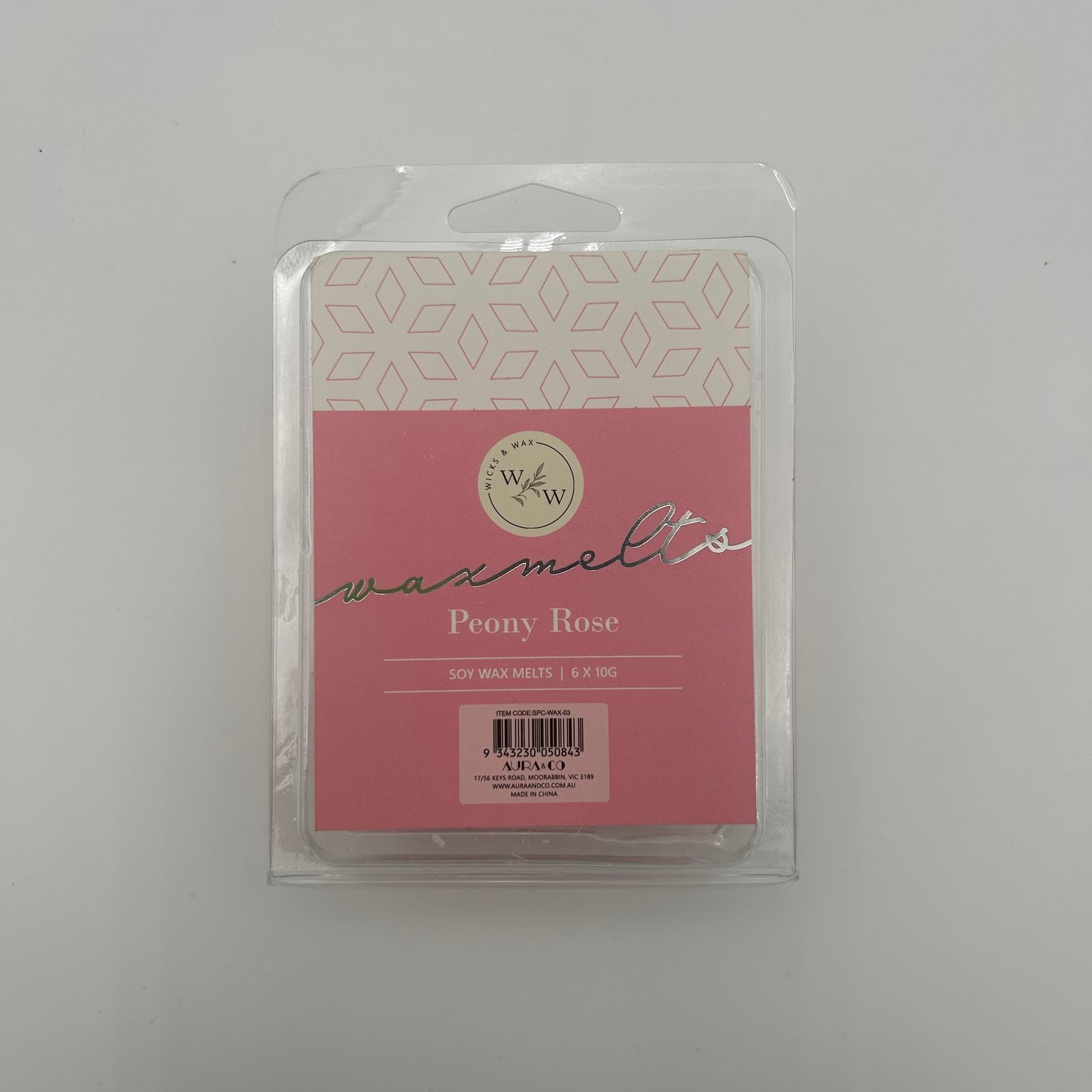 Soy Wax Melts 50g - PEONY ROSE