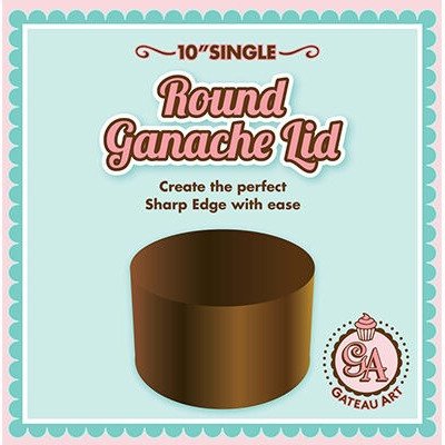 10" Gateau Art Single Round Ganache Lid