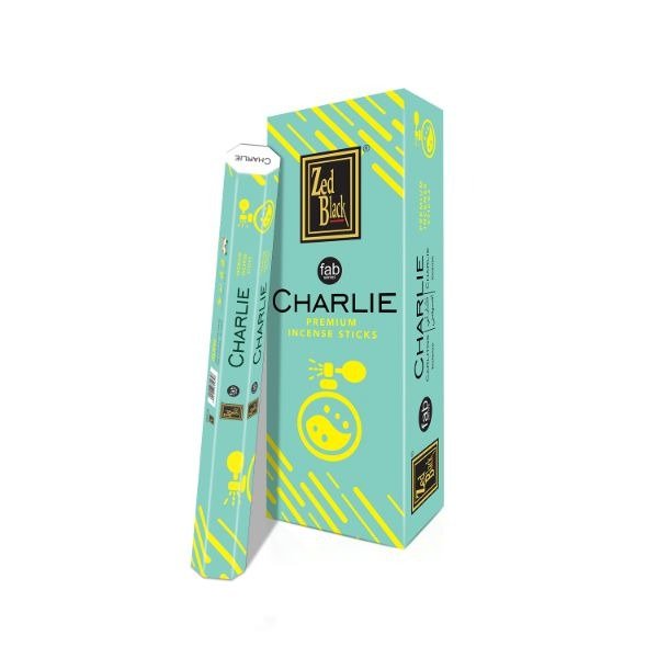 Zed Black Fab Charlie (Pack of 6) Hexa 20 Sticks