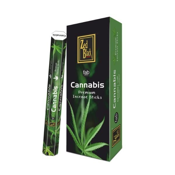 Zed Black Fab Cannabis (Pack of 6) Hexa 20 Sticks