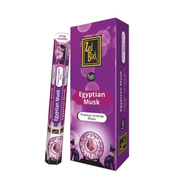 Zed Black Fab Egyptian Musk (Pack of 6) Hexa 20 Sticks