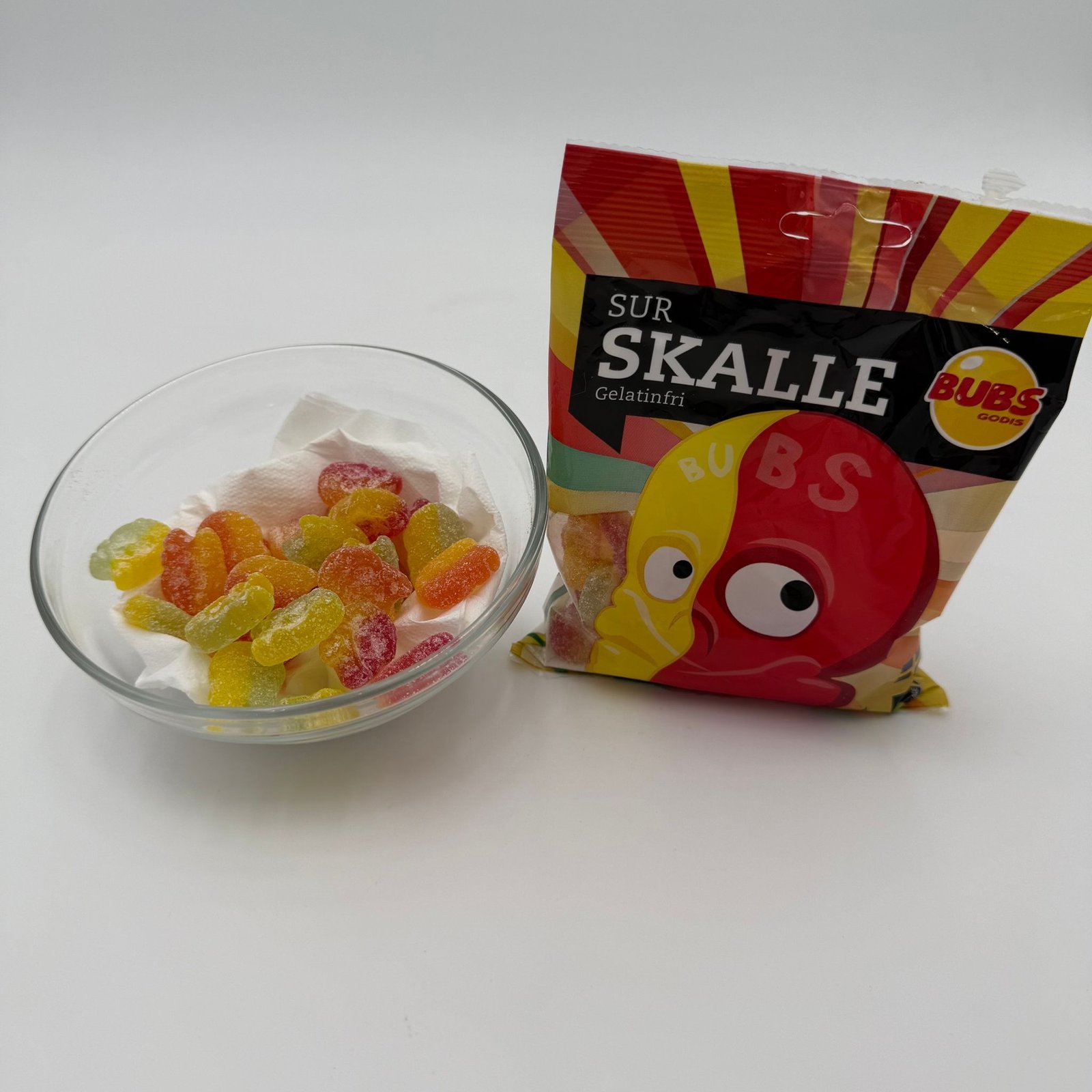 Swedish Candy - Bubs Sour Skulls Mini 90g