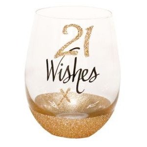 21 WISHES STEMLESS WINE GLASS