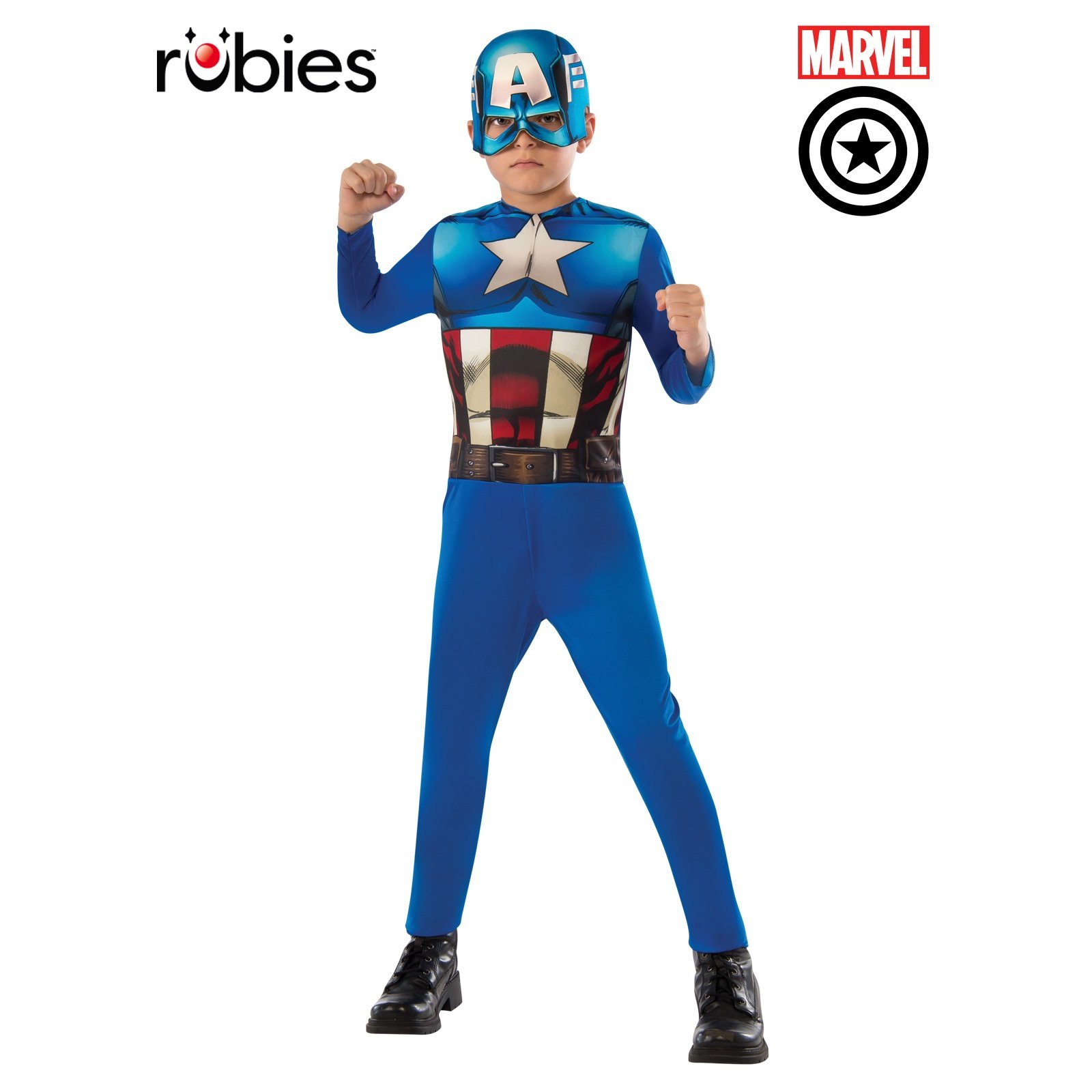 Captain America Classic Kids Costume. 6-8 years