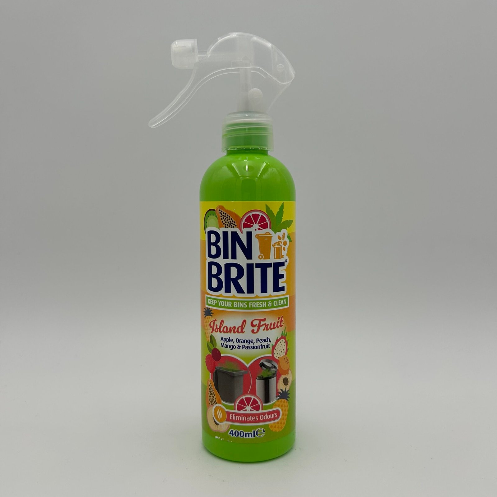 Bin Brite Odour Neutraliser Spray Island Fruit (400ml)