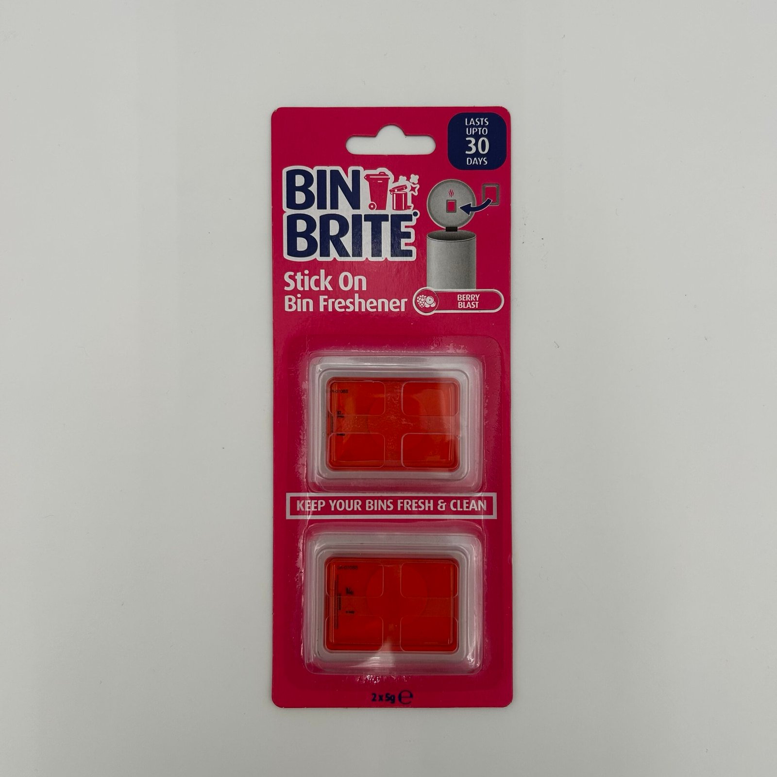 Bin Brite Stick On Bin Freshener Berry Blast 2pk