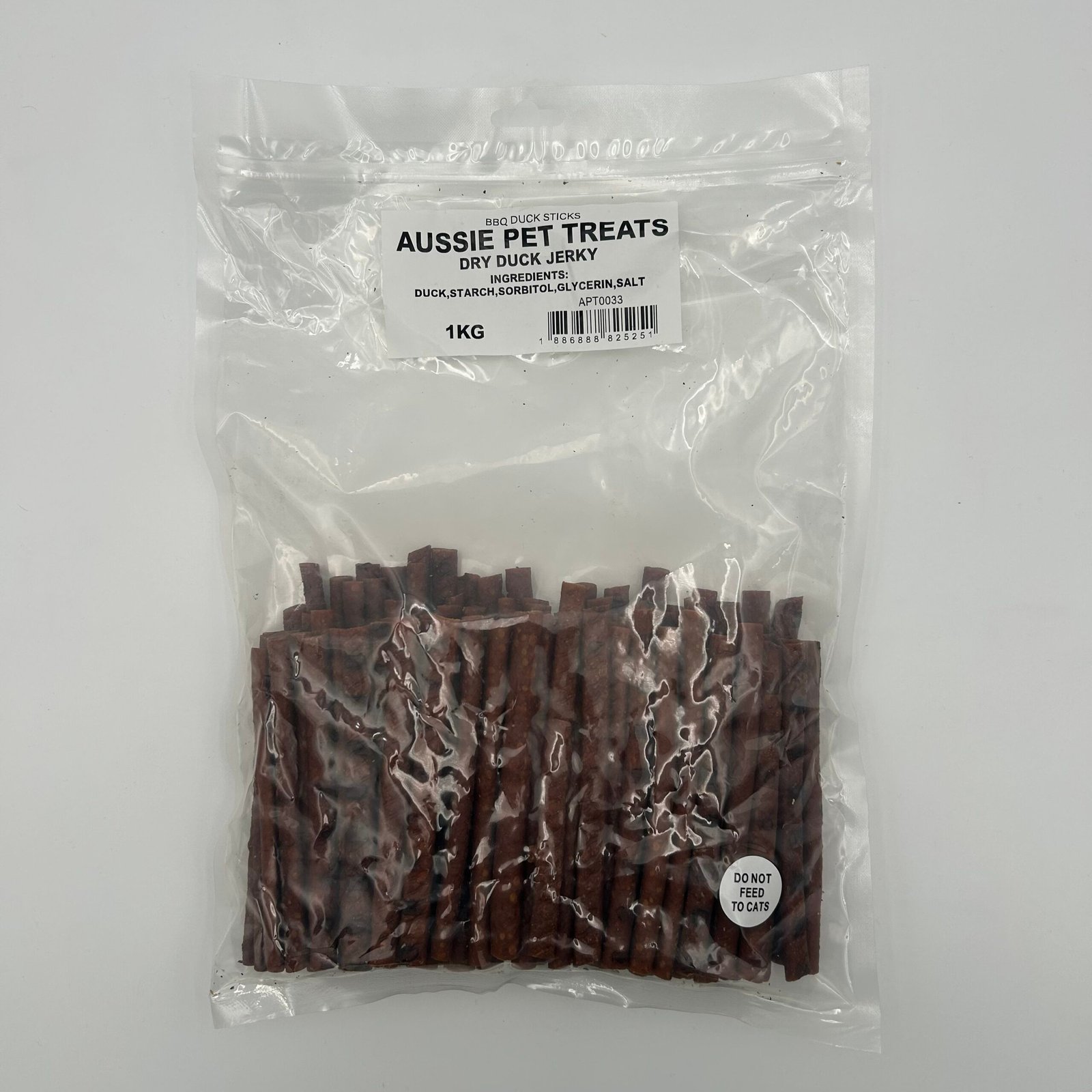 Aussie Pet Treats - BBQ Duck Sticks 1kg