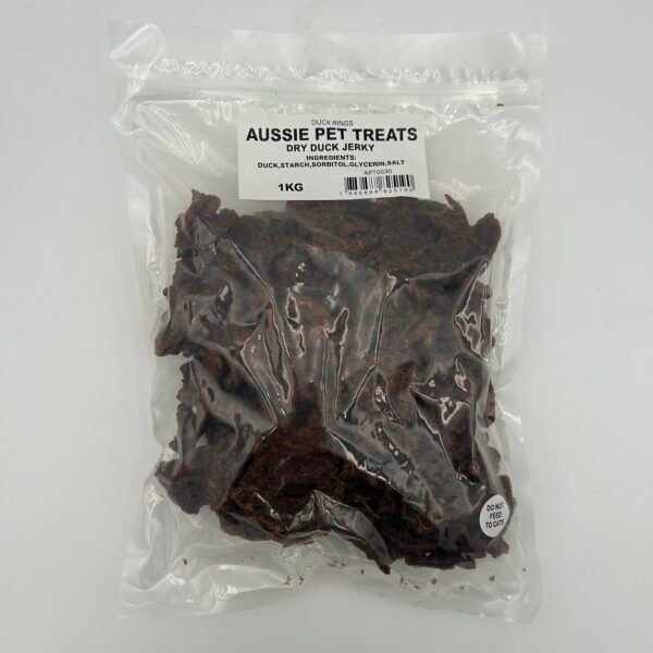 Aussie Pet Treats - Duck Jerky Rings 1kg
