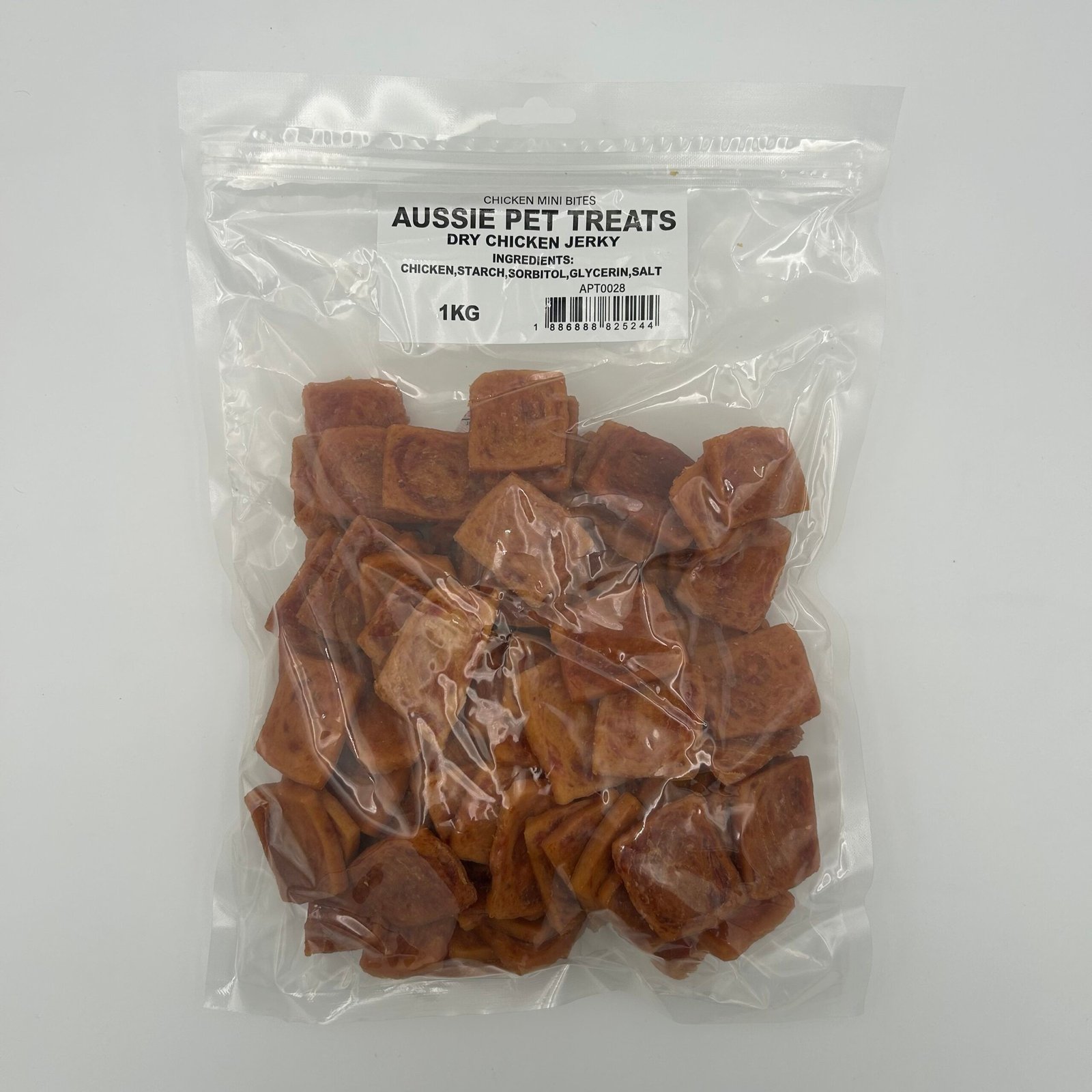 Aussie Pet Treats - Chicken Jerky Mini Fillets 1kg