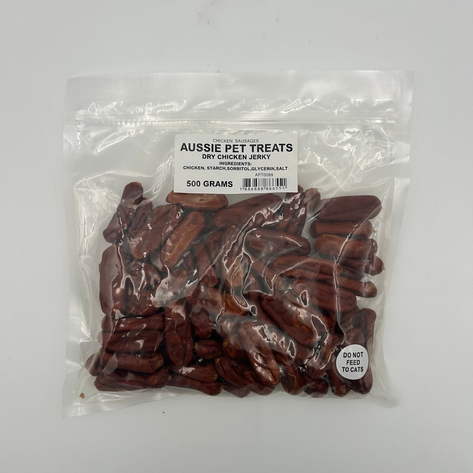 Aussie Pet Treats - Chicken Jerky Gourmet Sausages