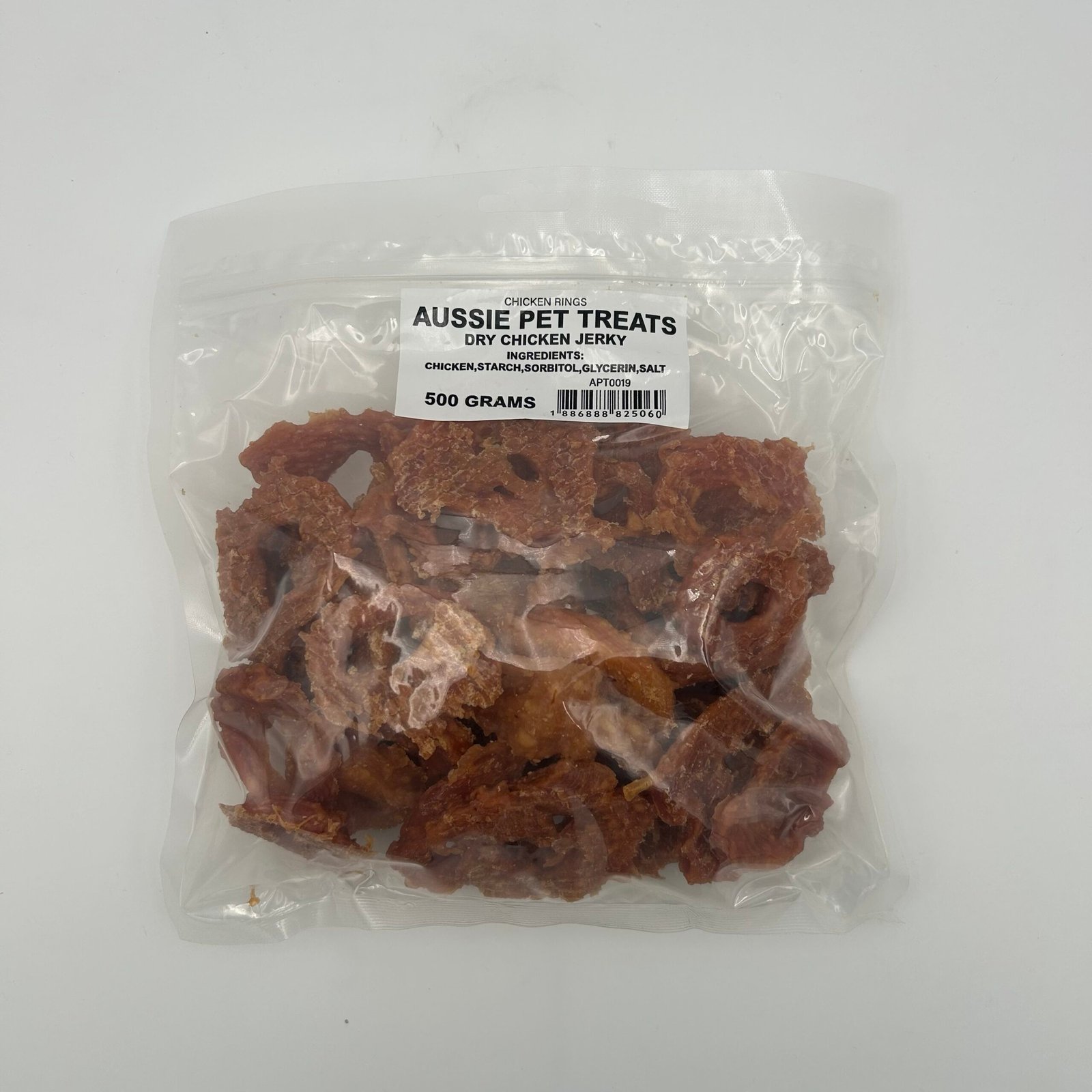 Aussie Pet Treats - Chicken Jerky Rings 500g