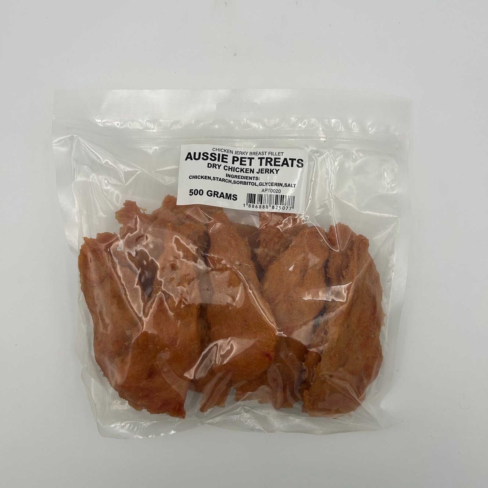 Aussie Pet Treats - Chicken Jerky Breast Fillets 500g