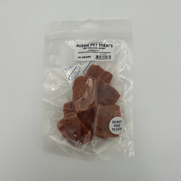 Aussie Pet Treats - Chicken Jerky Small Fillets 90g