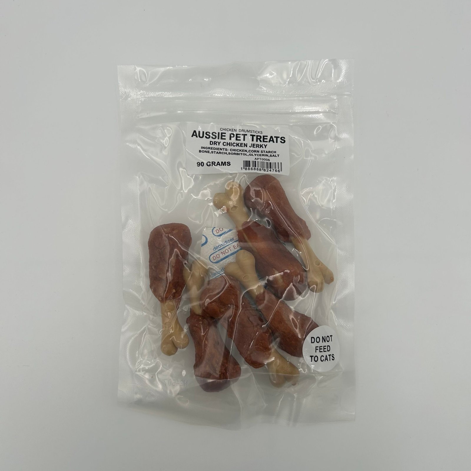 Aussie Pet Treats - Chicken Jerky Drumsticks 90g