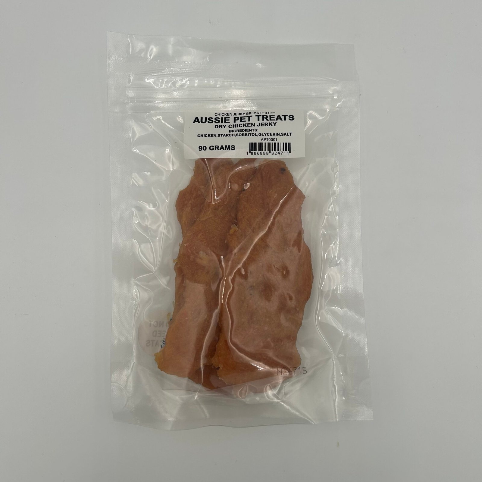 Aussie Pet Treats - Chicken Jerky Breast Fillets 90g